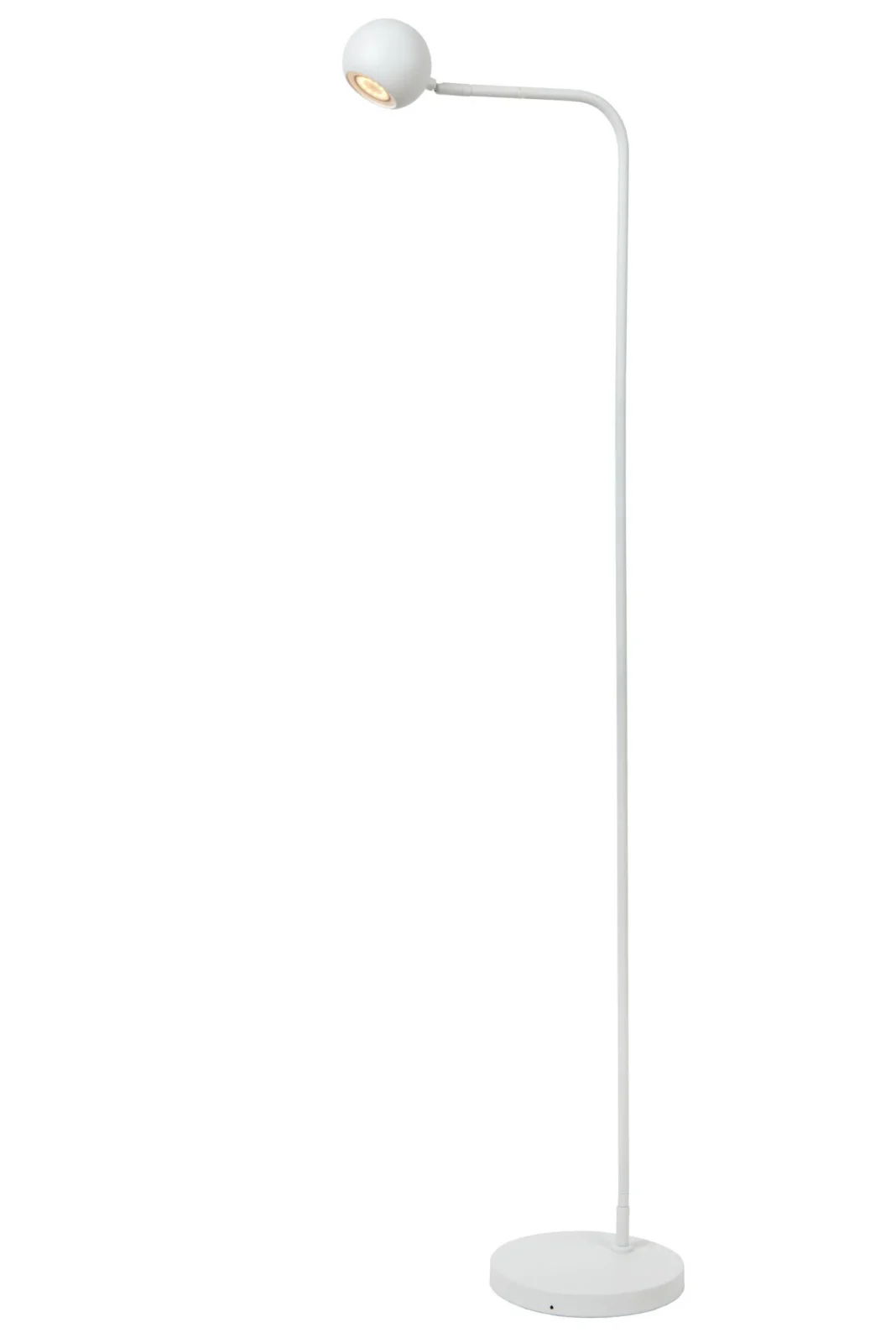 Lucide COMET - Nabu00edjateu013enu00e1 stojaca lampa - Batu00e9riovu00fd balu00edk - LED 3 StepDim - 1x3W 2700K - biela