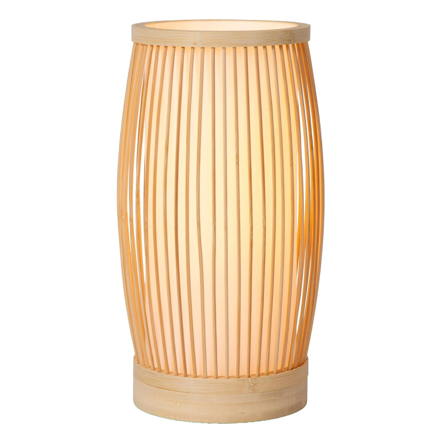 Lucide GARY - Stolnu00e1 lampa - u00d8 15 cm - 1xE27 - Natural - Essential