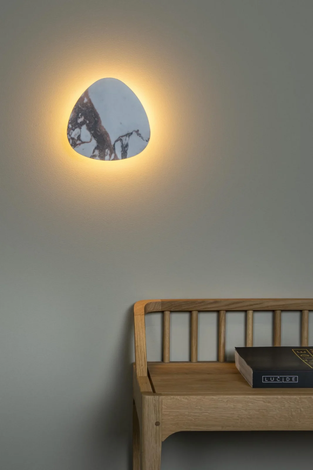 Lucide KAMIEN - Nu00e1stennu00e9 svetlo - LED - 1x6W 2700K - biela | Pru00e9miovu00e9