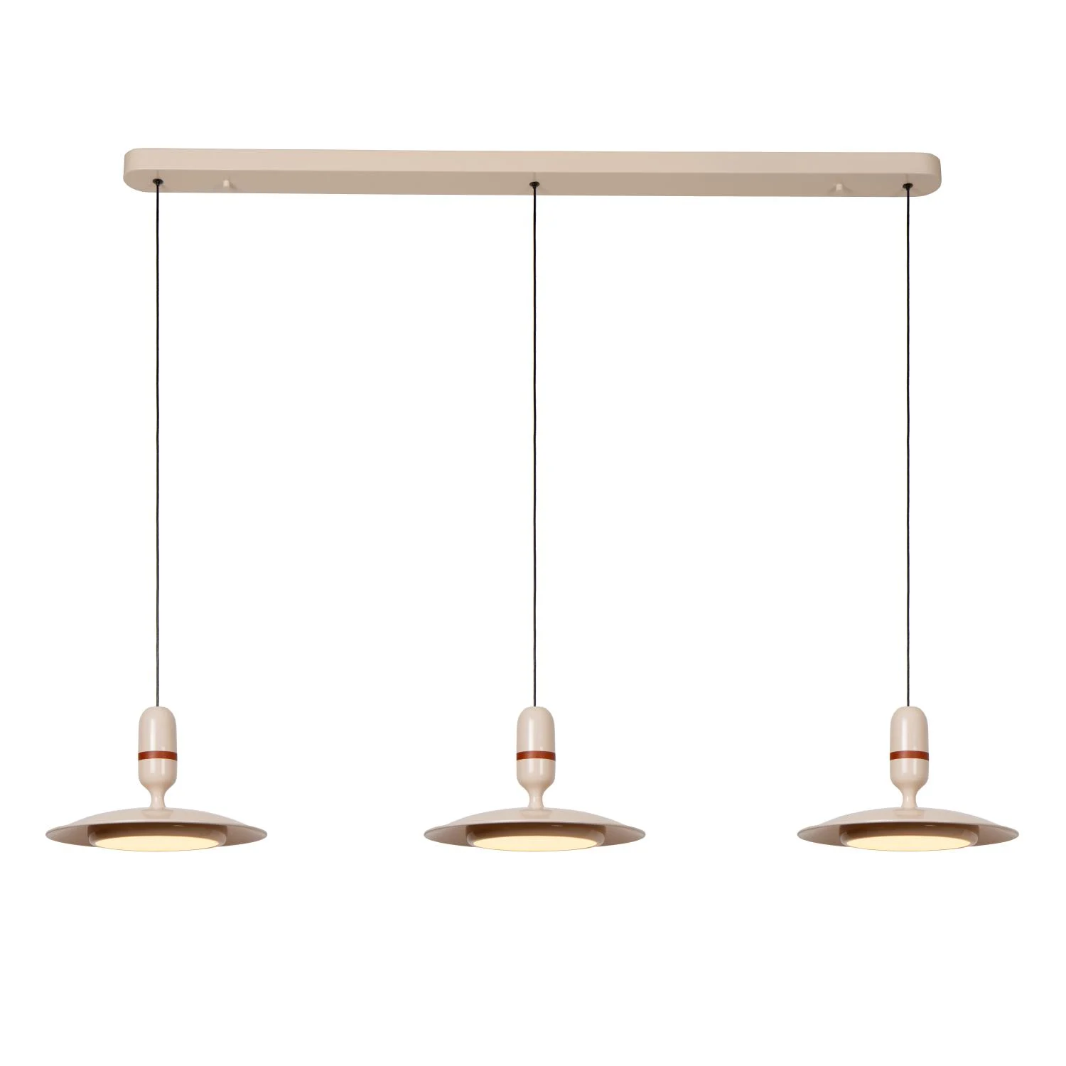 Lucide JOSEFINE - Zu00e1vesnu00e9 svetlo - LED Dim. - CCT - 3x11,6W 2200K/3000K - Kru00e9movu00e1 - Vibes