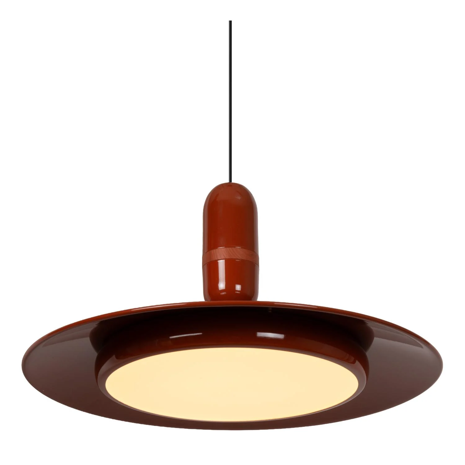 Lucide JOSEFINE - Pendant light - u00d8 47 cm - LED Dim. - CCT - 1x11W 2200K/3000K - Terracotta - Vibes
