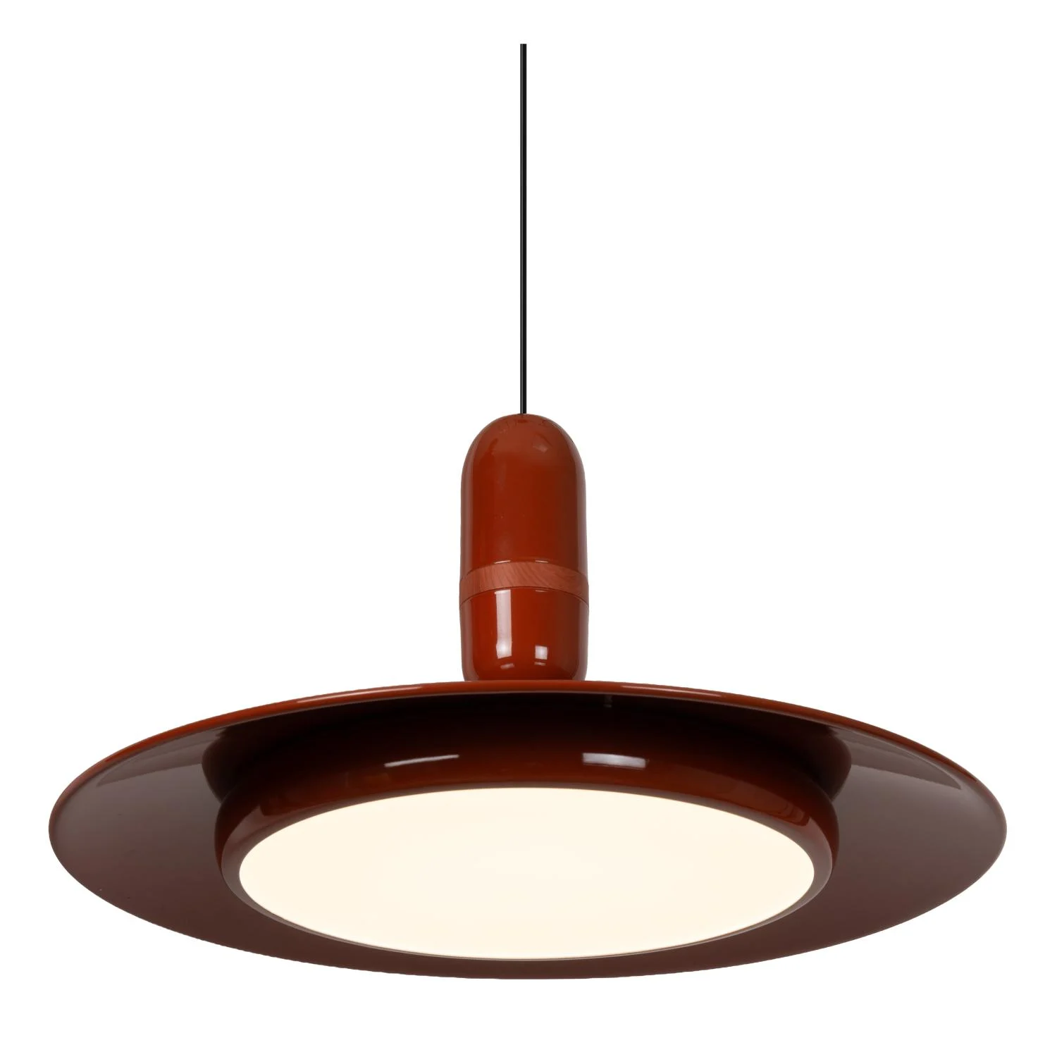 Lucide JOSEFINE - Pendant light - u00d8 47 cm - LED Dim. - CCT - 1x11W 2200K/3000K - Terracotta - Vibes