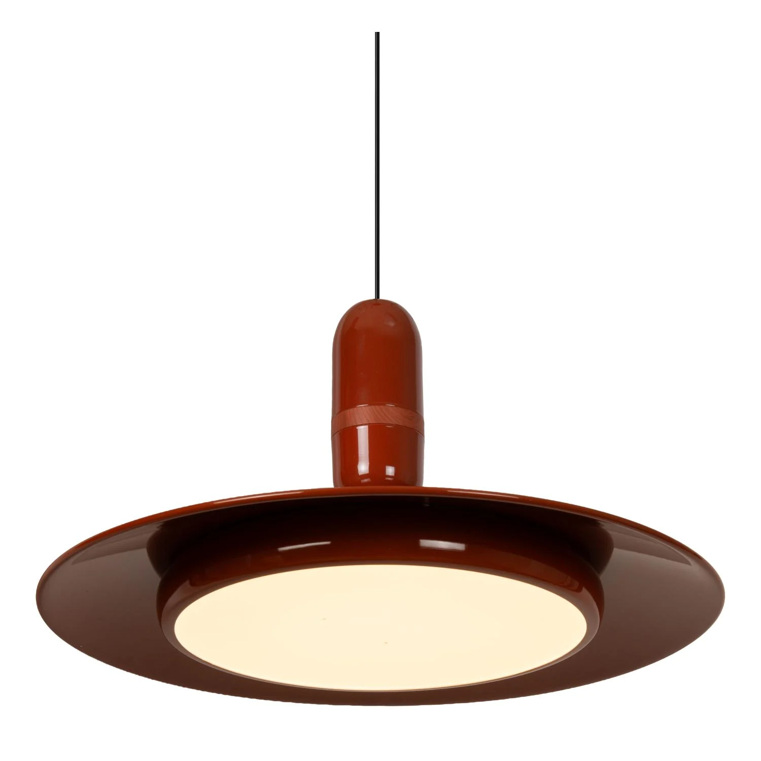 Lucide JOSEFINE - Pendant light - u00d8 47 cm - LED Dim. - CCT - 1x11W 2200K/3000K - Terracotta - Vibes
