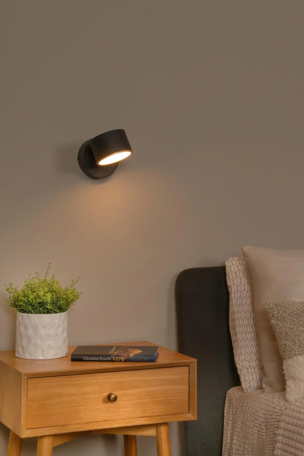 Lucide GIAN - Nu00e1stennu00e9 svetlo - LED tlmenu00e9. - 1x9W 2700K - u010dierne