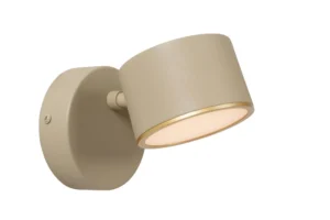 Lucide GIAN - Nu00e1stennu00e9 svetlo - LED tlmenu00e9. - 1x9W 2700K - Taupe