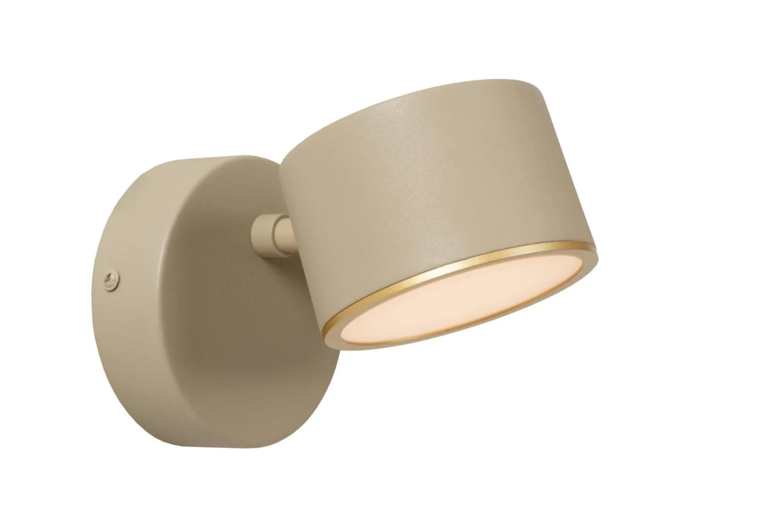Lucide GIAN - Nu00e1stennu00e9 svetlo - LED tlmenu00e9. - 1x9W 2700K - Taupe