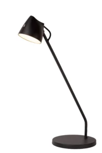 Lucide MILNE - Stolnu00e1 lampa - LED tlmenu00e1 - 1x8W 2700K - u010dierna