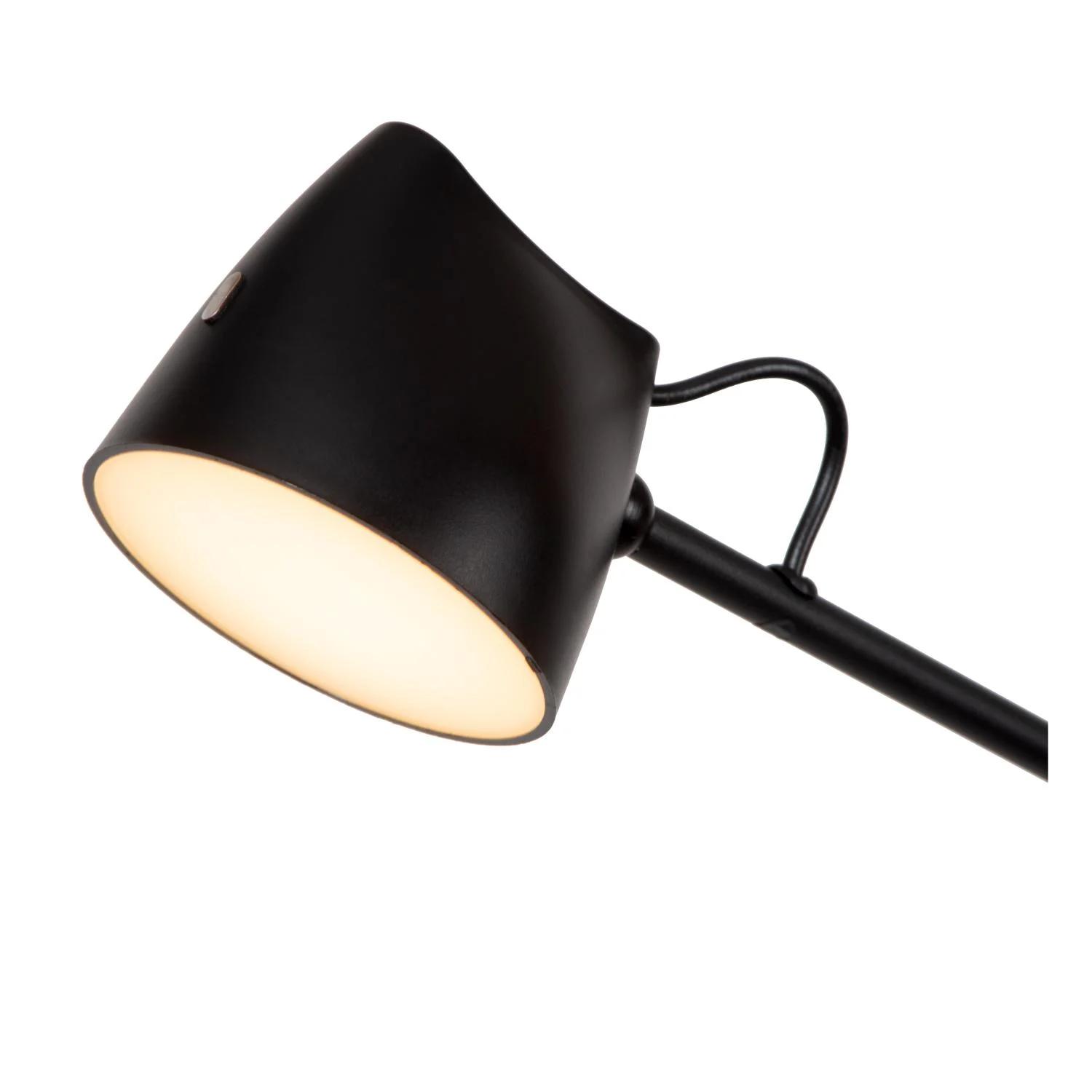 Lucide MILNE - Stojaca lampa - LED tlmenu00e1. - 1x8W 2700K - u010dierna
