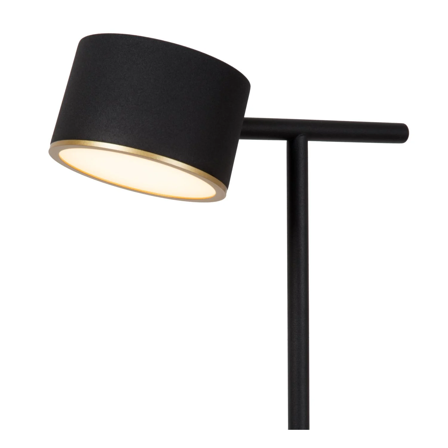 Lucide GIAN - Stojaca lampa - LED tlmenu00e1. - 1x9W 2700K - u010dierna