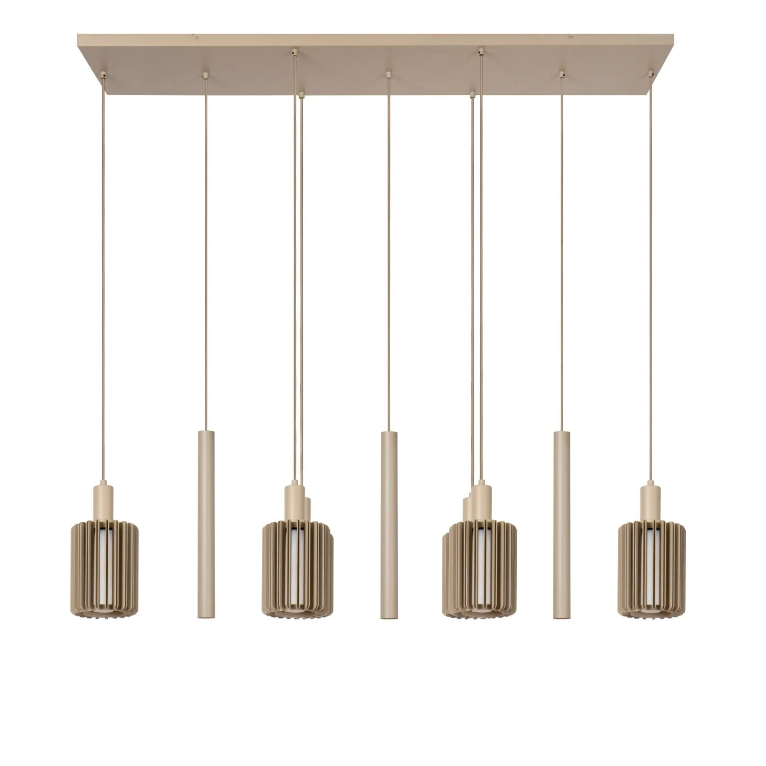 Lucide LAMBRES - Zu00e1vesnu00e9 svetlo - 6xE27 - Taupe