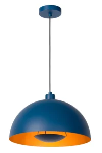 Lucide SIEMON - Zu00e1vesnu00e9 svetlo - u00d8 40 cm - 1xE27 - Modru00e1