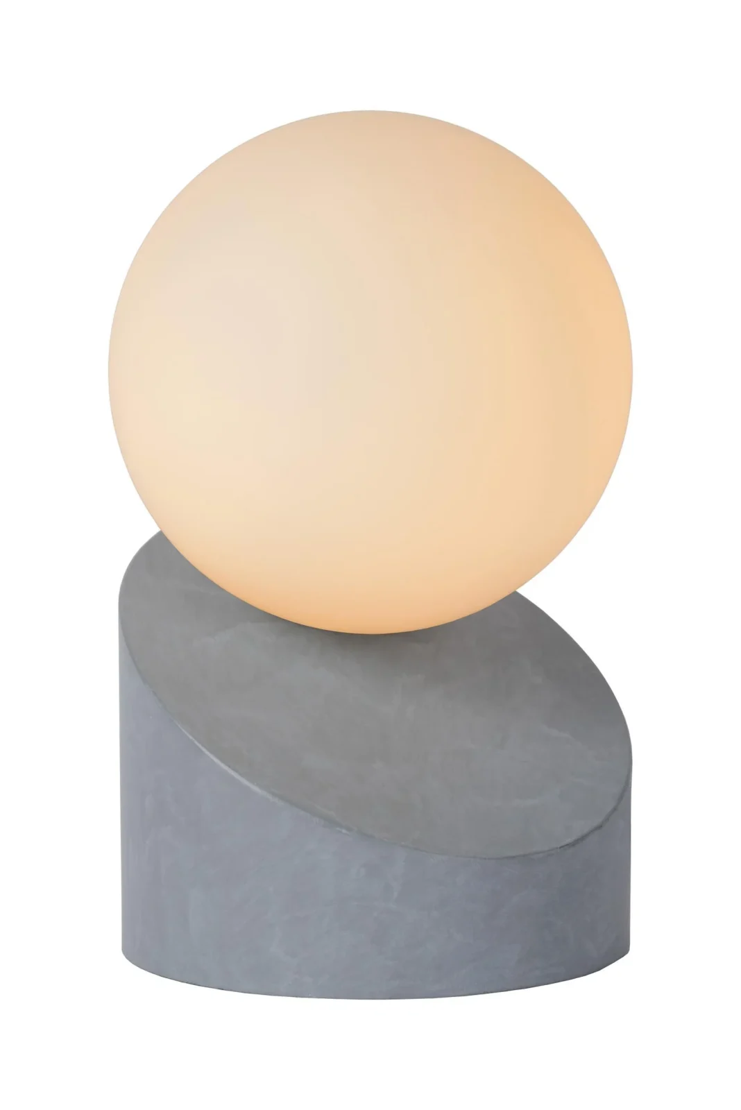Lucide LEN - Stolnu00e1 lampa - u00d8 10 cm - 1xG9 - sivu00e1
