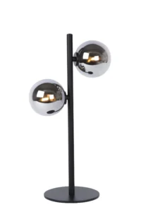 Lucide TYCHO - Stolnu00e1 lampa - 2xG9 - u010cierna