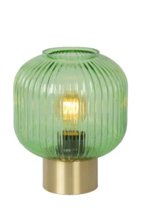 Lucide MALOTO - Stolnu00e1 lampa - u00d8 20 cm - 1xE27 - Zelenu00e1