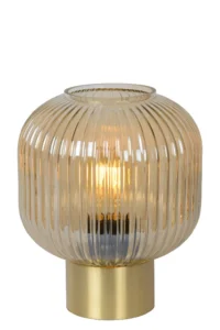 Lucide MALOTO - Stolnu00e1 lampa - u00d8 20 cm - 1xE27 - jantu00e1r
