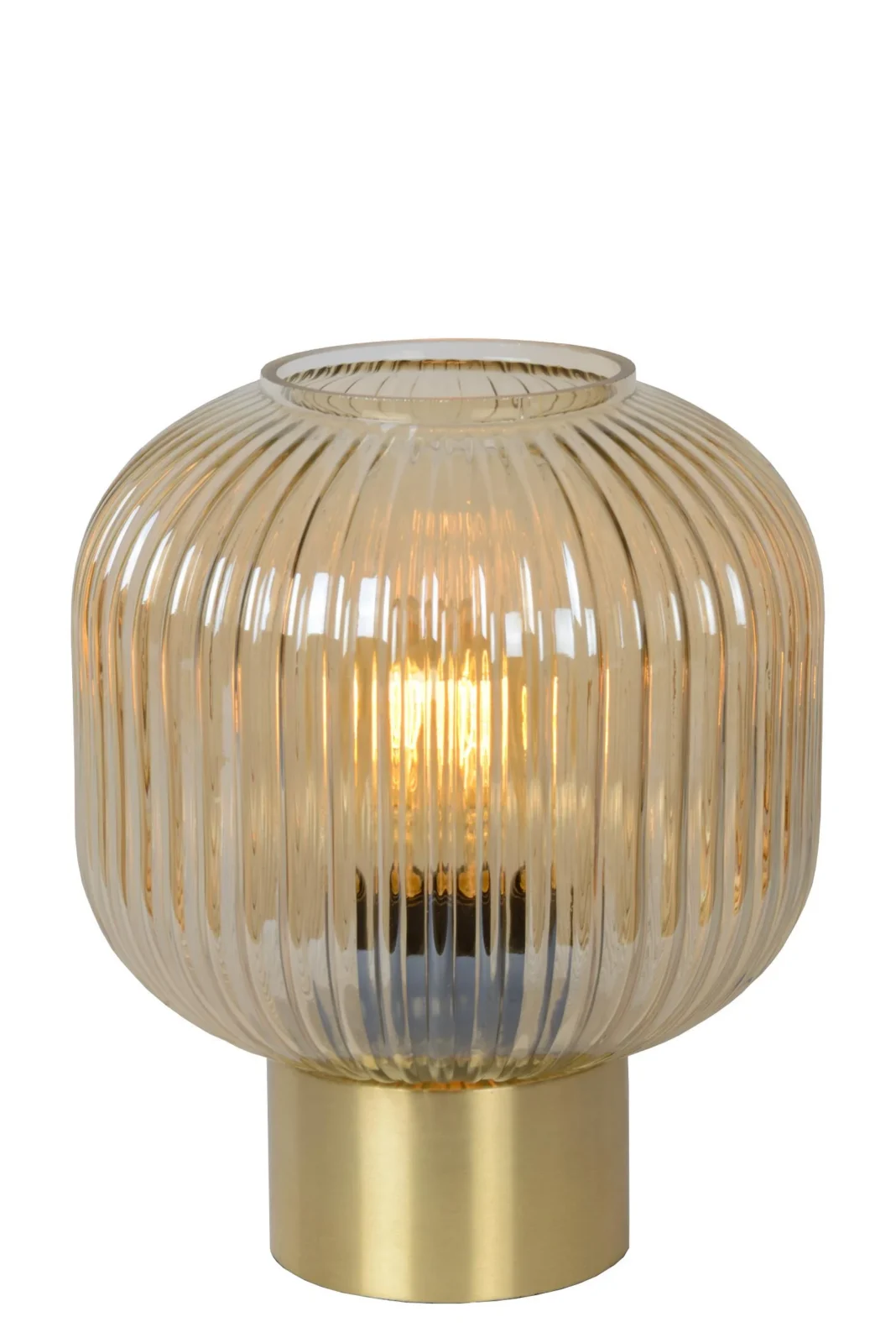 Lucide MALOTO - Stolnu00e1 lampa - u00d8 20 cm - 1xE27 - jantu00e1r