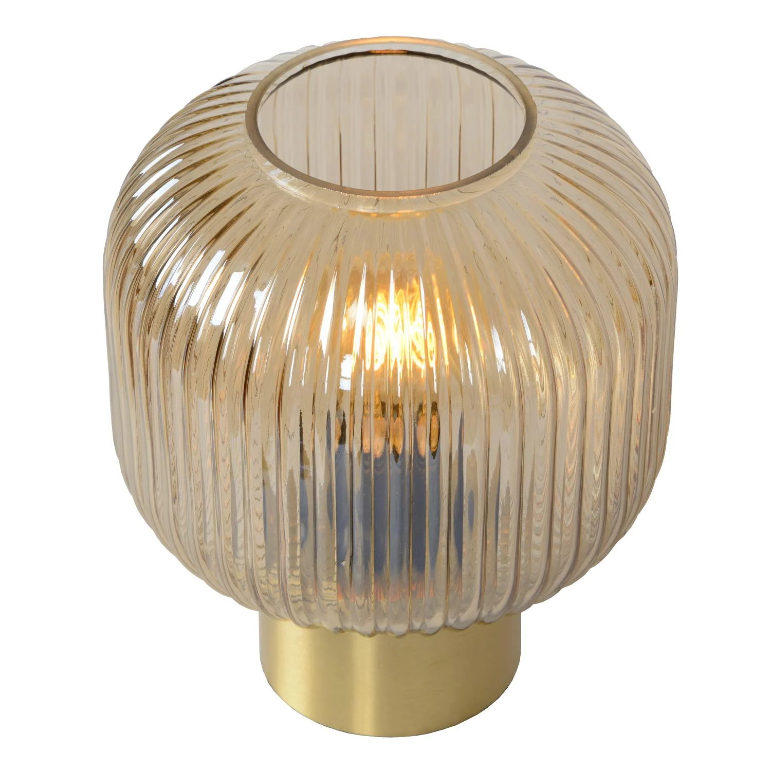 Lucide MALOTO - Stolnu00e1 lampa - u00d8 20 cm - 1xE27 - jantu00e1r