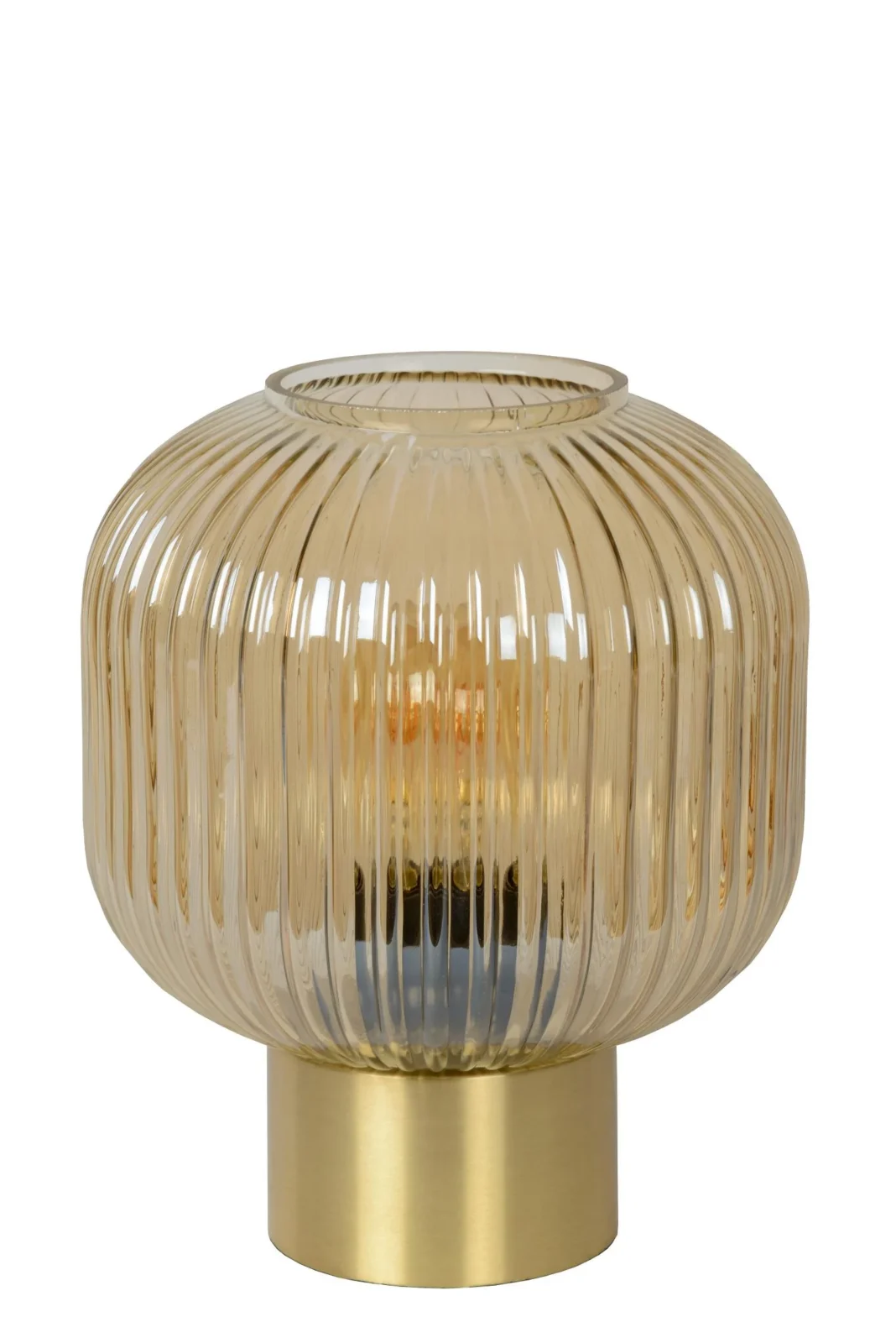 Lucide MALOTO - Stolnu00e1 lampa - u00d8 20 cm - 1xE27 - jantu00e1r