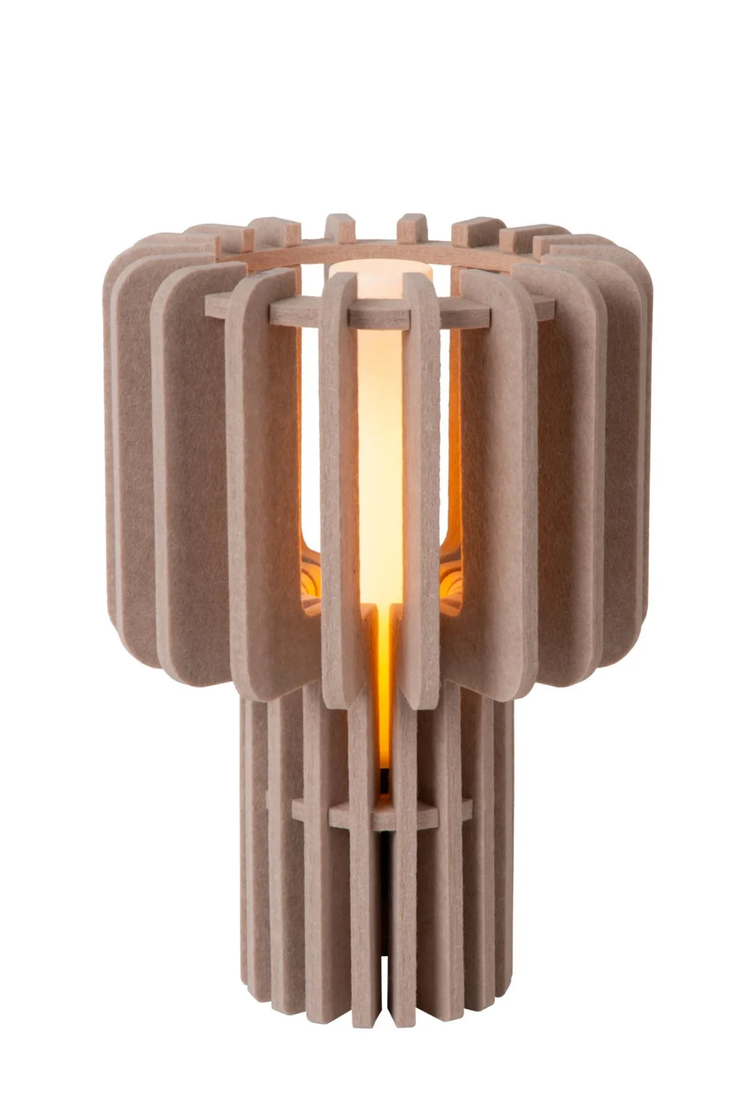 Lucide ROLLO - Stolnu00e1 lampa - 1xE27 - Taupe
