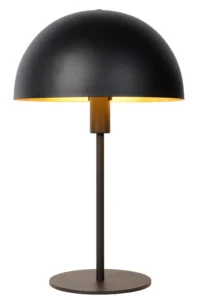 Lucide SIEMON - Stolnu00e1 lampa - u00d8 25 cm - 1xE14 - u010dierna