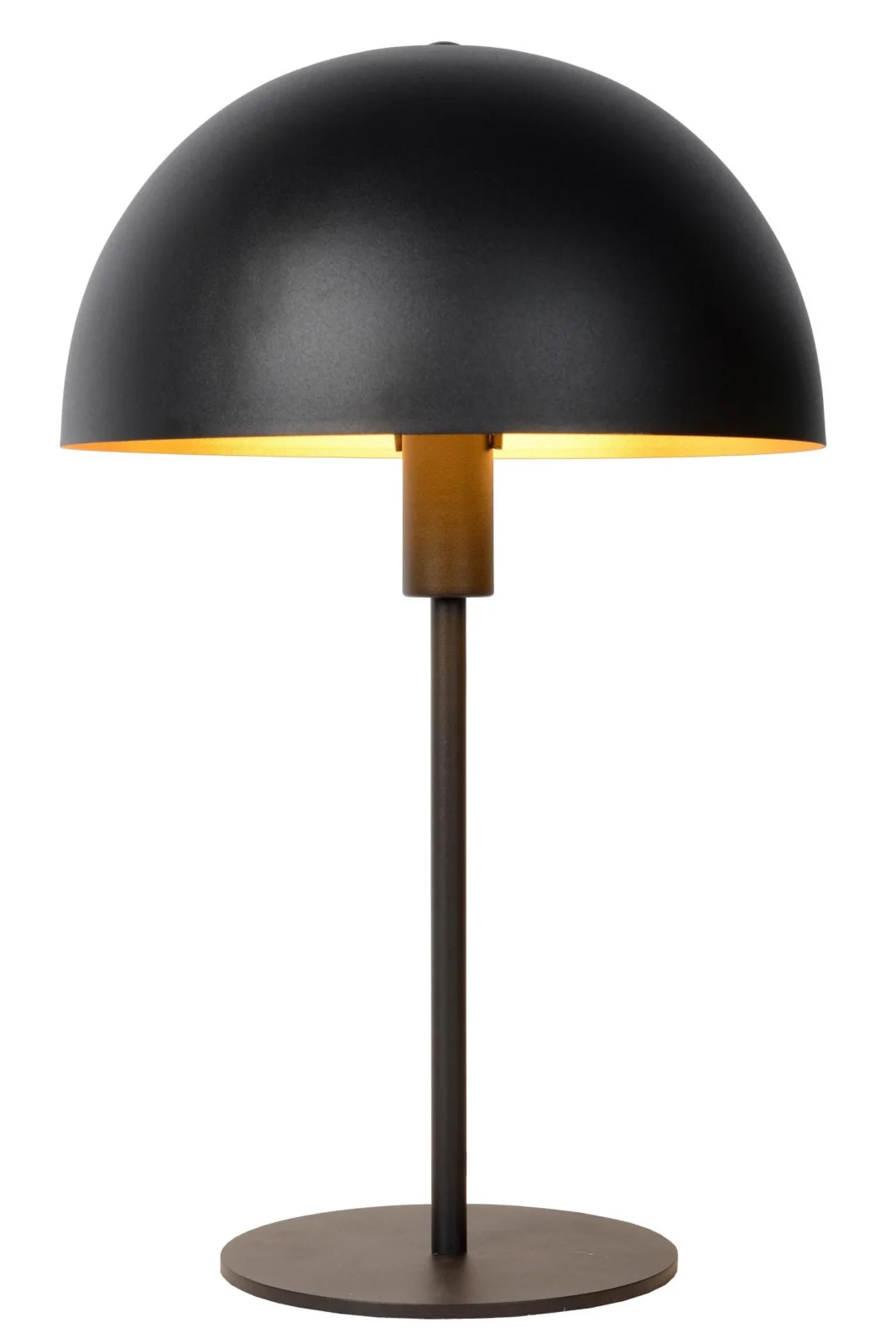 Lucide SIEMON - Stolnu00e1 lampa - u00d8 25 cm - 1xE14 - u010dierna