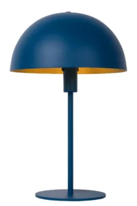 Lucide SIEMON - Stolnu00e1 lampa - u00d8 25 cm - 1xE14 - modru00e1
