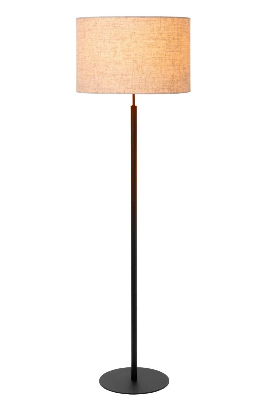 Lucide MAYA - Stojaca lampa - u00d8 45 cm - 1xE27 - Kru00e9movu00e1