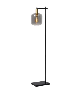 Lucide JOANET - Stojaca lampa - 1xE27 - Smoke Grey