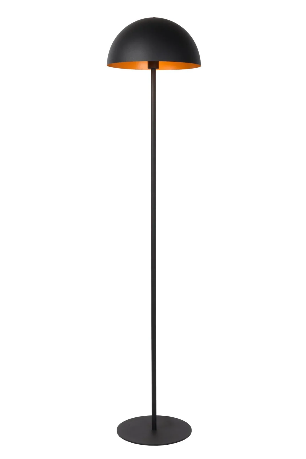 Lucide SIEMON - Stojaca lampa - u00d8 35 cm - 1xE27 - u010dierna