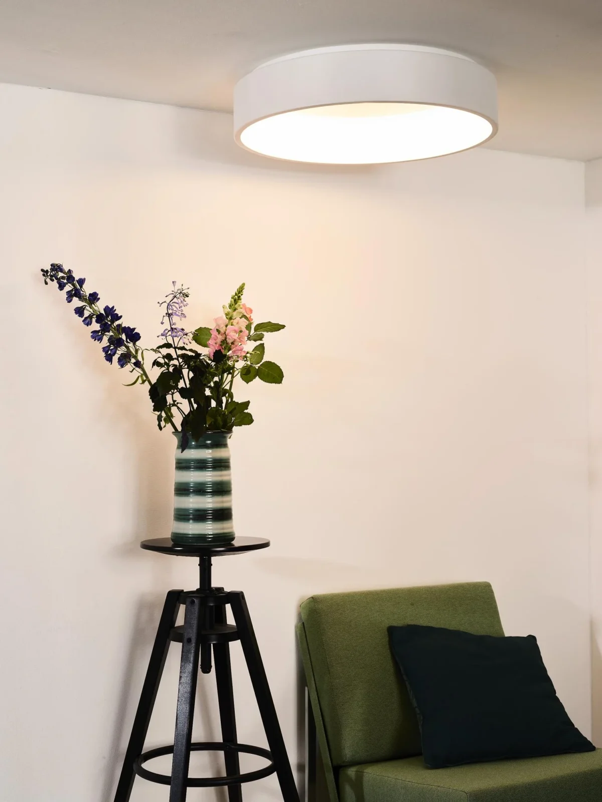 Lucide TALOWE LED - Zapustenu00e9 stropnu00e9 svetlo - u00d8 60 cm - LED tlmenu00e9 - 1x42W 3000K - biele