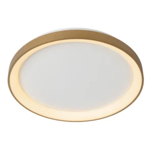 Lucide VIDAL - Zapustenu00e9 stropnu00e9 svetlo - u00d8 48 cm - LED tlmenu00e9 - 1x38W 2700K - matnu00e9 zlato / mosadz