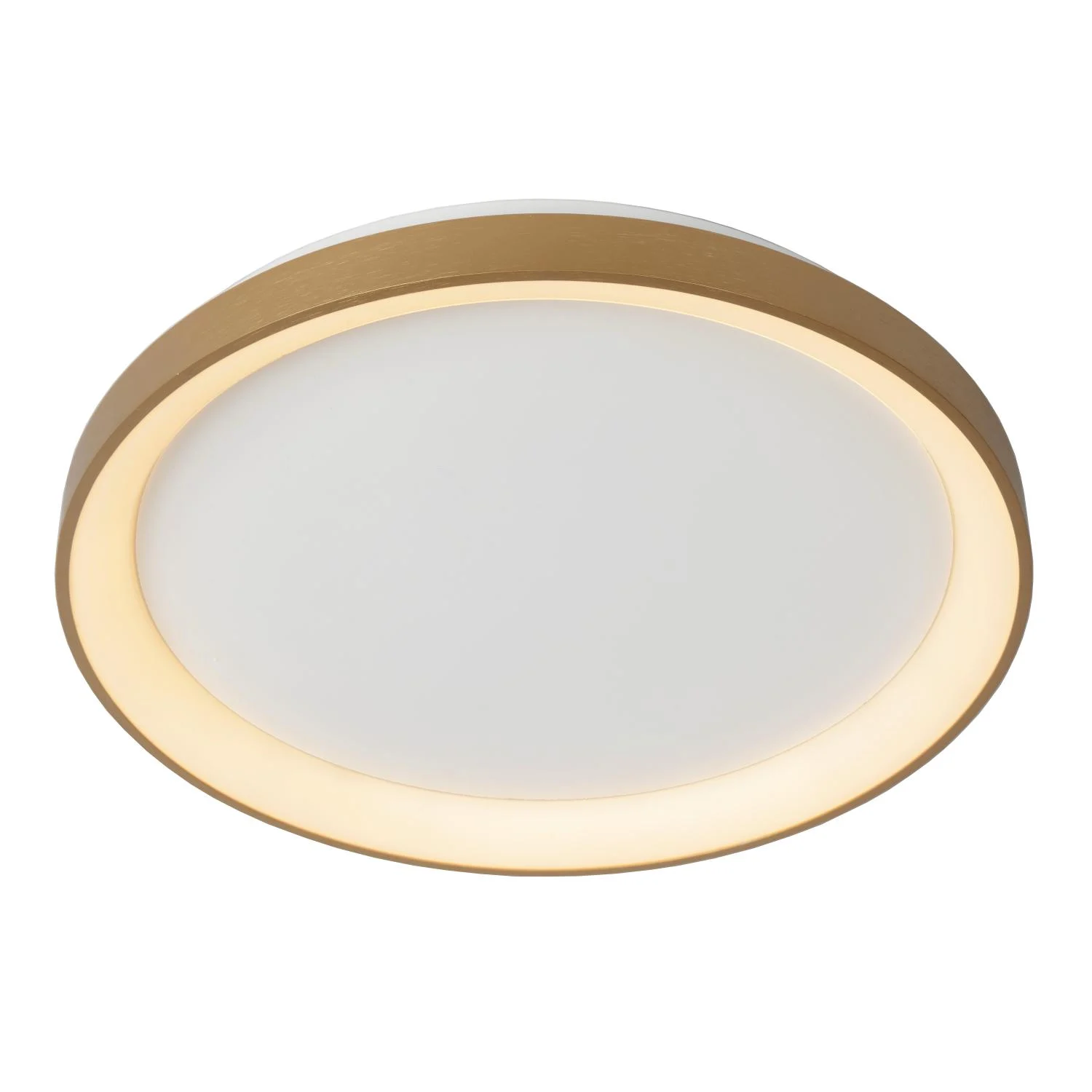 Lucide VIDAL - Zapustenu00e9 stropnu00e9 svetlo - u00d8 48 cm - LED tlmenu00e9 - 1x38W 2700K - matnu00e9 zlato / mosadz
