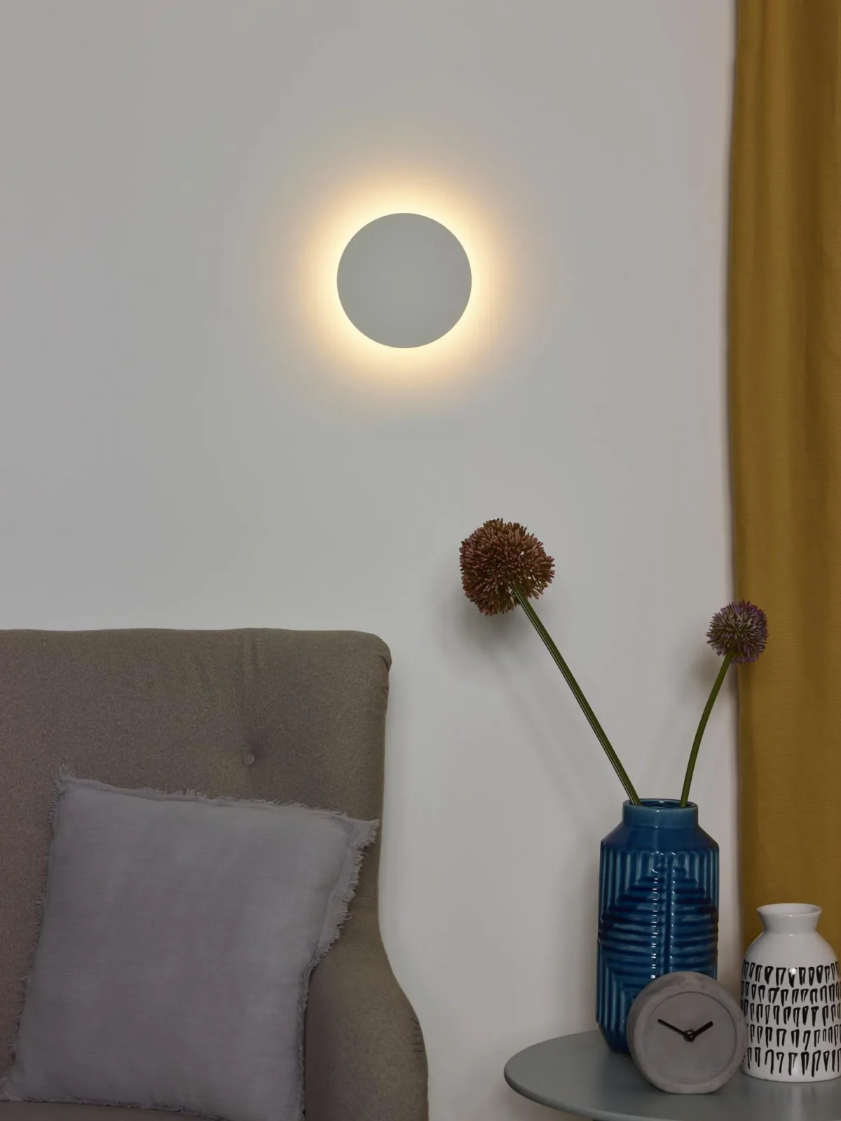 Lucide EKLYPS LED - nu00e1stennu00e9 svetlo - u00d8 15 cm - LED - 1x7W 3000K - biela