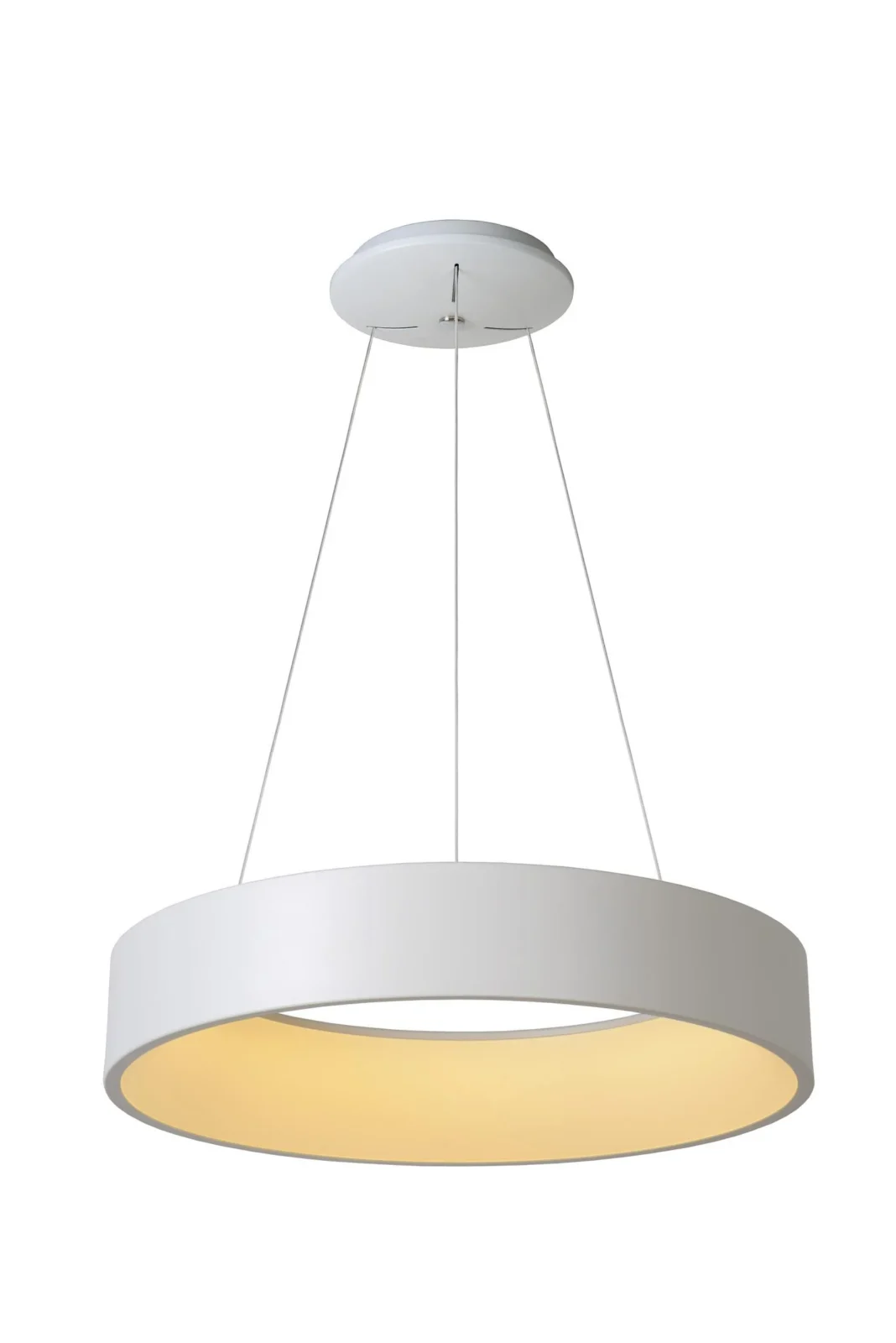 Lucide TALOWE LED - zu00e1vesnu00e9 svetlo - u00d8 60 cm - LED tlmenu00e9 - 1x39W 3000K - biela