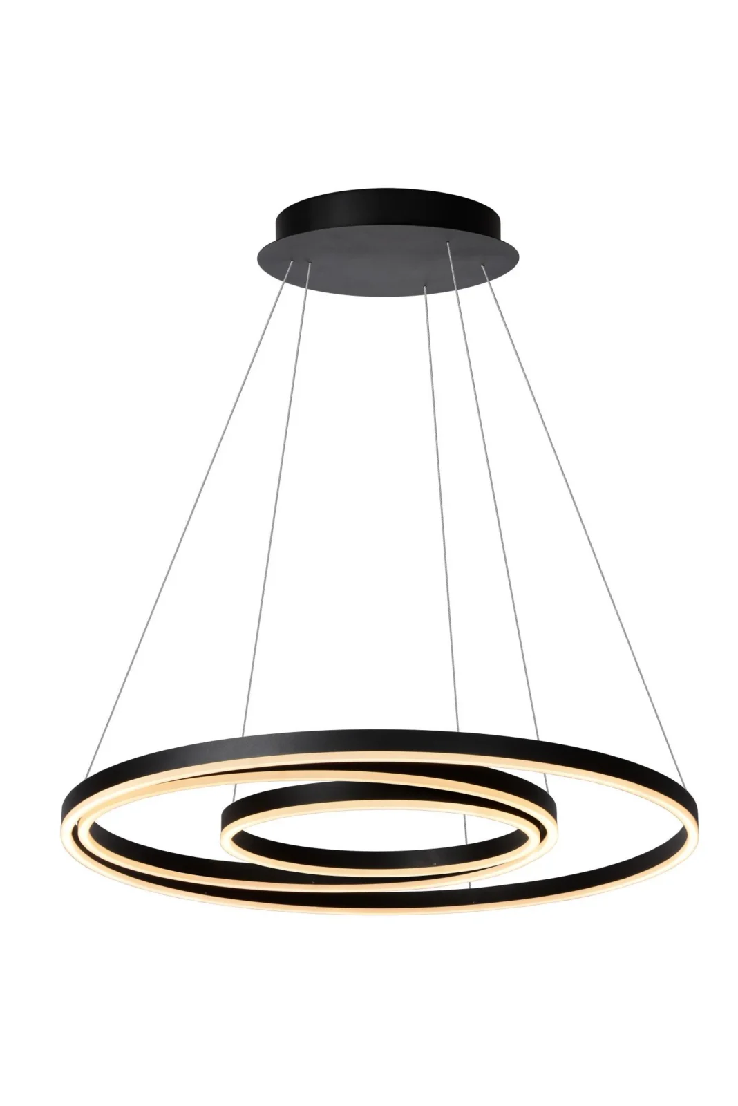 Lucide TRINITI - zu00e1vesnu00e9 svetlo - u00d8 80 cm - LED tlmenu00e9 - 3000K - u010dierne