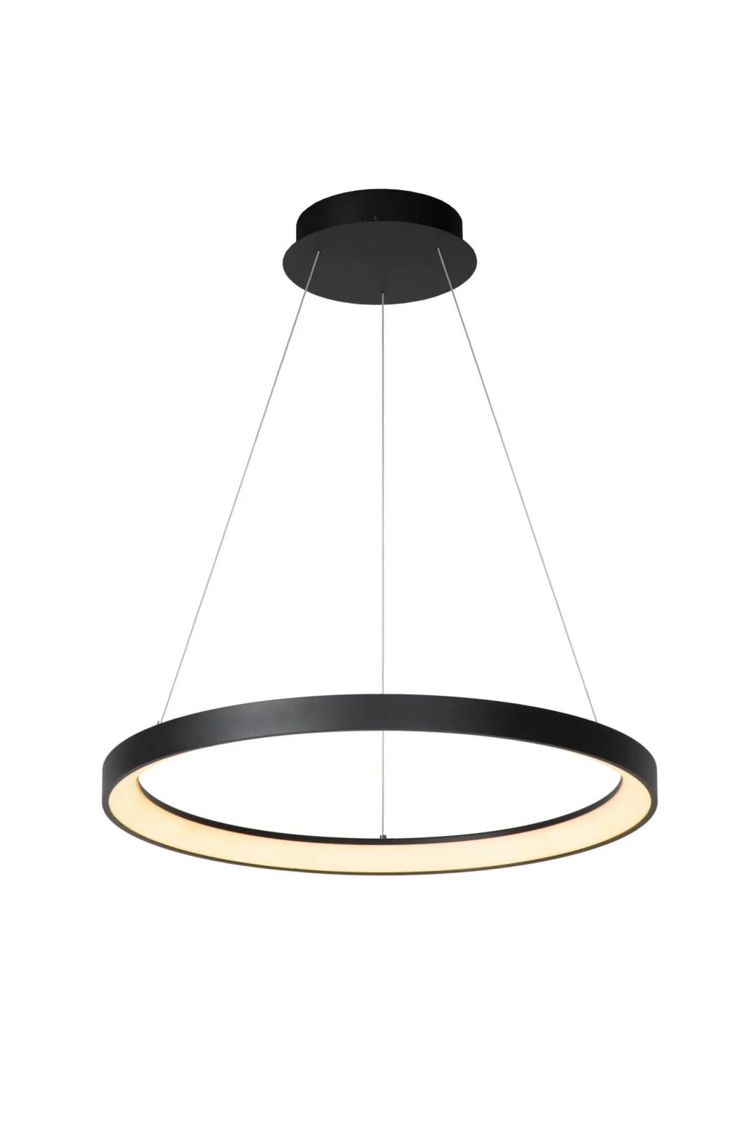 Lucide VIDAL - zu00e1vesnu00e9 svetlo - u00d8 58 cm - LED tlmenu00e9 - 1x48W 2700K - u010dierne