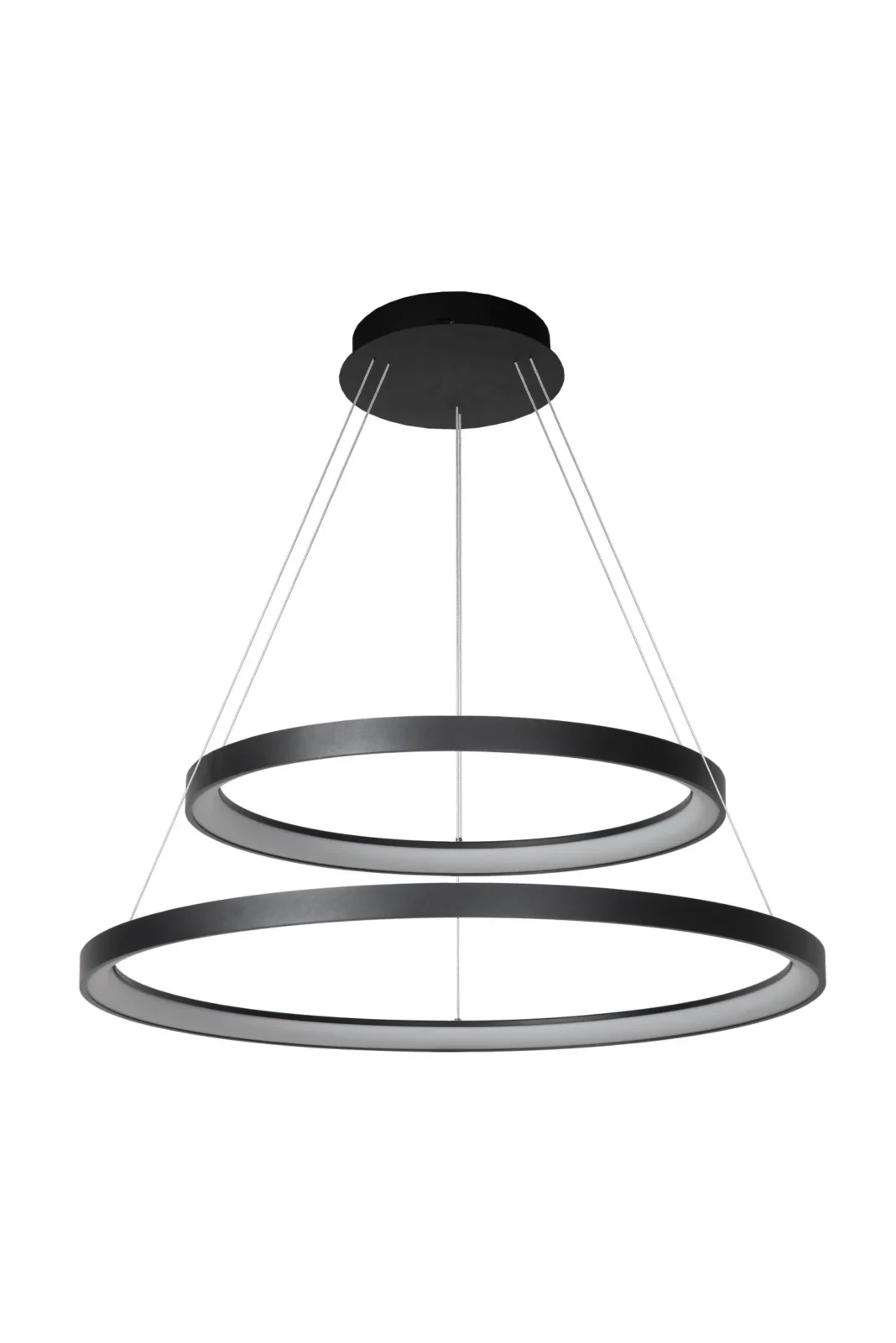 Lucide VIDAL - zu00e1vesnu00e9 svetlo - u00d8 78 cm - LED tlmenu00e9. - 1x92W 2700K - u010dierna | Pru00e9miovu00e9