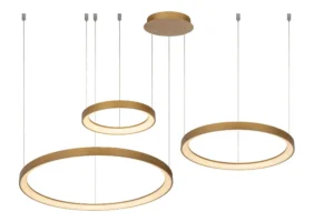 Lucide VIDAL - zu00e1vesnu00e9 svetlo - u00d8 78 cm - LED tlmenu00e9 - 1x120W 2700K - matnu00e9 zlato / mosadz | Pru00e9miovu00e9