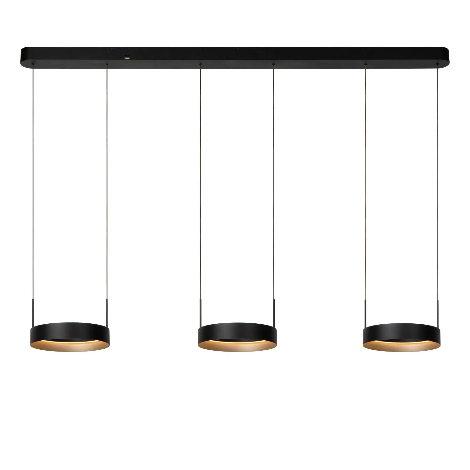 Lucide RADIANT - Zu00e1vesnu00e9 svetlo - LED Dim. - CCT - 3x18,6W 2200K/3000K - u010dierna - Vibes