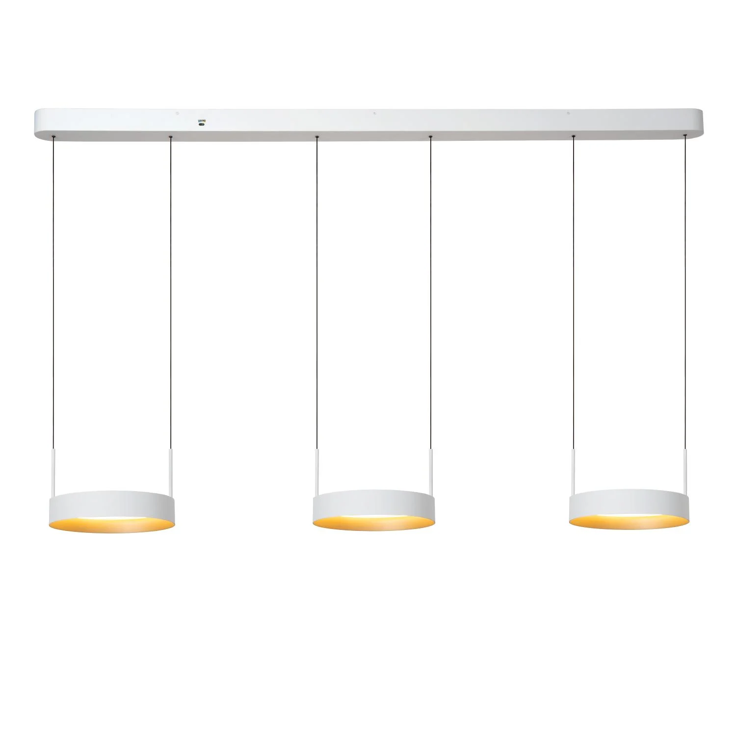 Lucide RADIANT - Zu00e1vesnu00e9 svetlo - LED Dim. - CCT - 3x18,6W 2200K/3000K - biela - Vibes