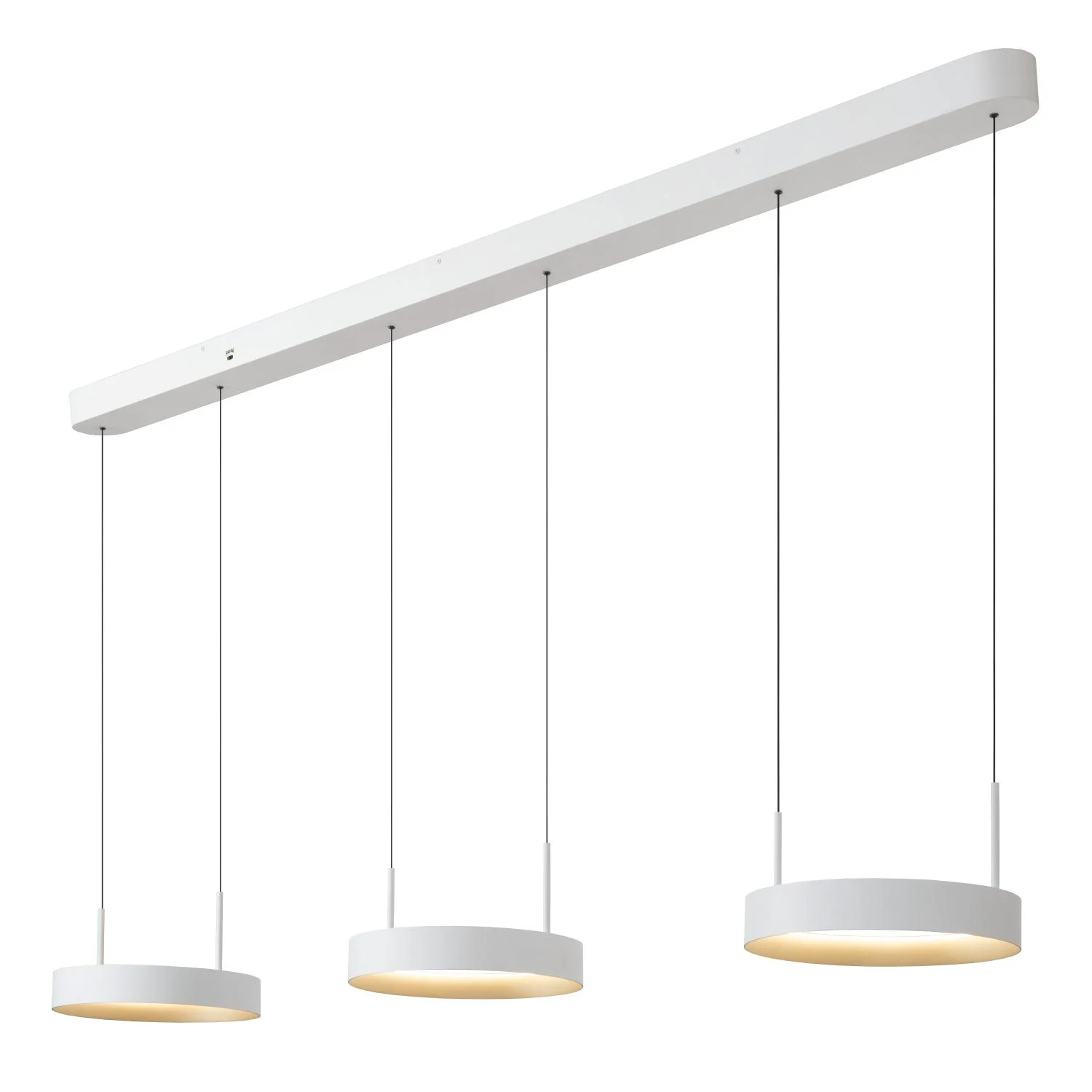 Lucide RADIANT - Zu00e1vesnu00e9 svetlo - LED Dim. - CCT - 3x18,6W 2200K/3000K - biela - Vibes