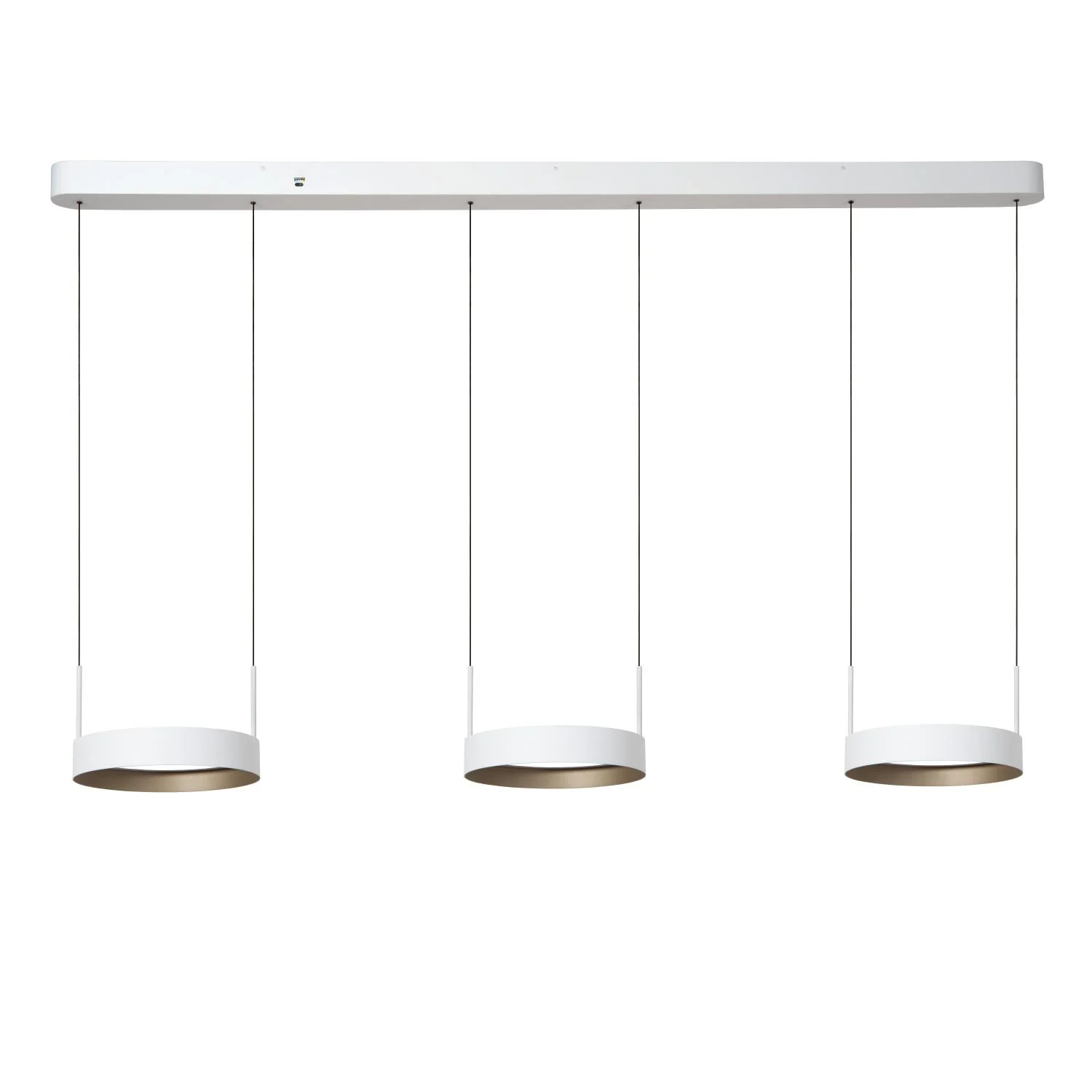 Lucide RADIANT - Zu00e1vesnu00e9 svetlo - LED Dim. - CCT - 3x18,6W 2200K/3000K - biela - Vibes
