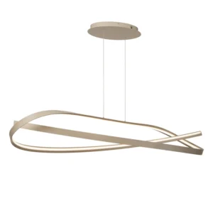 Lucide MENUET - Zu00e1vesnu00e9 svetlo - LED Dim. - CCT - 1x58W 2200K/3000K - Taupe - Premium