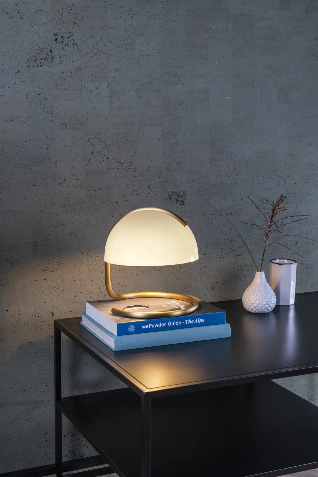 Lucide CATO - Stolnu00e1 lampa - u00d8 23,5 cm - 1xE27 - biela