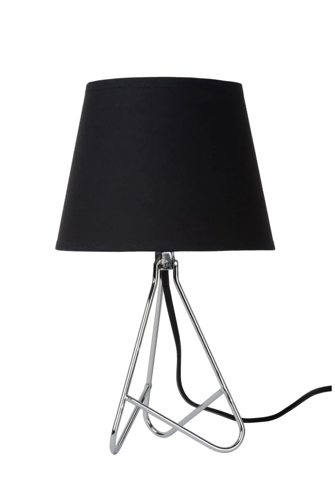 Lucide GITTA - stolnu00e1 lampa - u00d8 17 cm - 1xE14 - chru00f3m