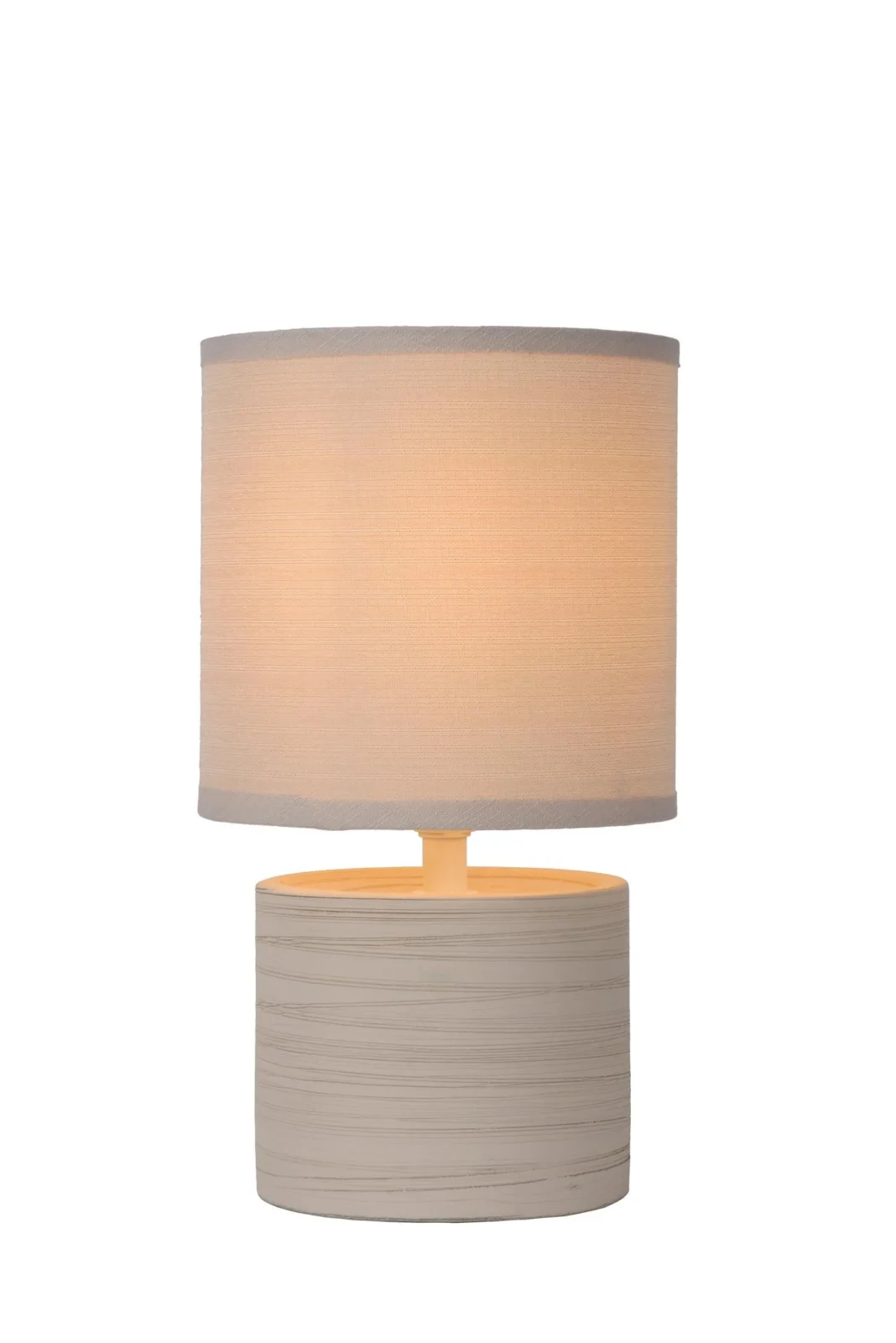 Lucide GREASBY - Stolnu00e1 lampa - u00d8 14 cm - 1xE14 - Kru00e9movu00e1