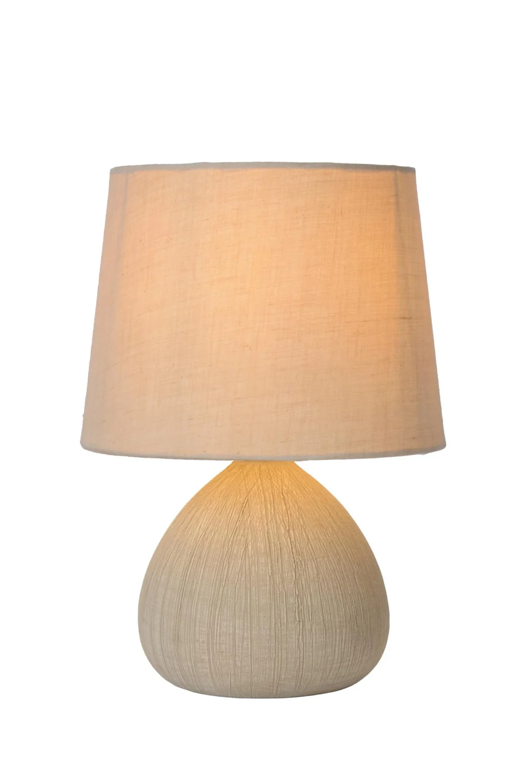 Lucide RAMZI - Stolnu00e1 lampa - u00d8 18 cm - 1xE14 - Kru00e9movu00e1