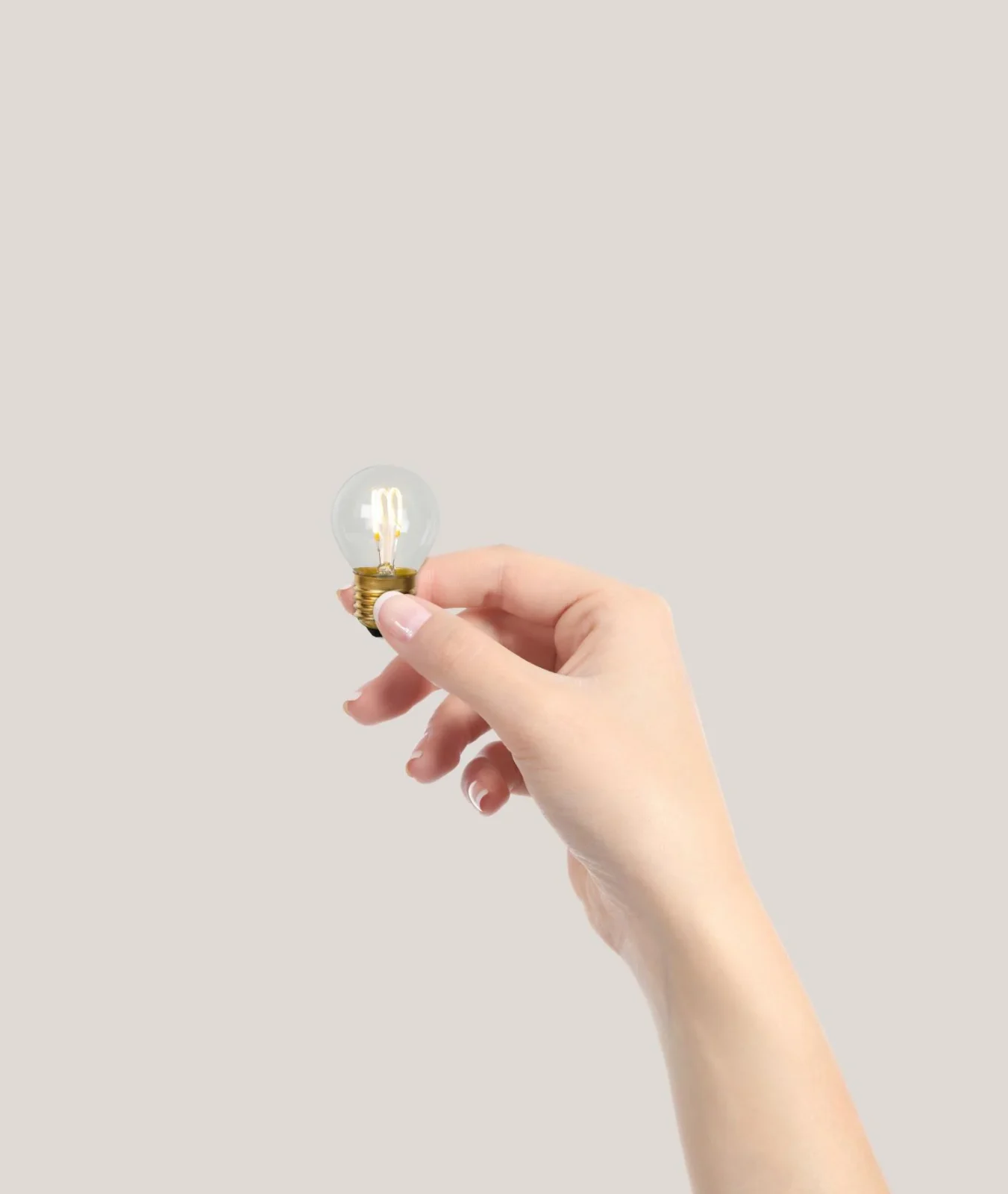 Lucide G45 - u017diarovka s vlu00e1knom - u00d8 4,5 cm - LED tlmenu00e1. - E27 - 1x3W 2700K - priehu013eadnu00e1