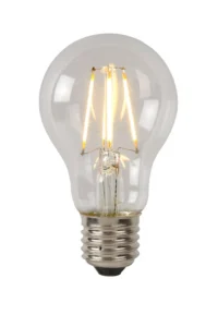 Lucide A60 trieda B - u017diarovka s vlu00e1knom - u00d8 6,4 cm - LED stmenu00e1. - E27 - 1x7W 2700K - priehu013eadnu00e1 u017eiarovka