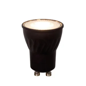 Lucide MR11 - LED u017eiarovka - u00d8 3,5 cm - LED Stmievanie po teplu00e9 - GU10 (MR11) - 1x4W 2200K/3000K - u010dierna
